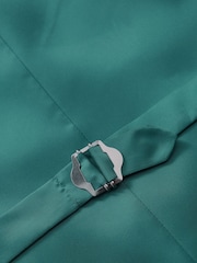 Blue Check Suit Waistcoat - Image 8 of 10