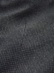 Charcoal Grey Regular Fit Puppytooth Suit Jacket - Image 11 of 12