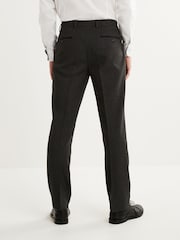 Charcoal Grey Regular fit Puppytooth Fabric Suit: Trousers - Image 2 of 7