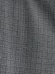 Grey Slim Wool Blend Check Suit Jacket - Image 11 of 12