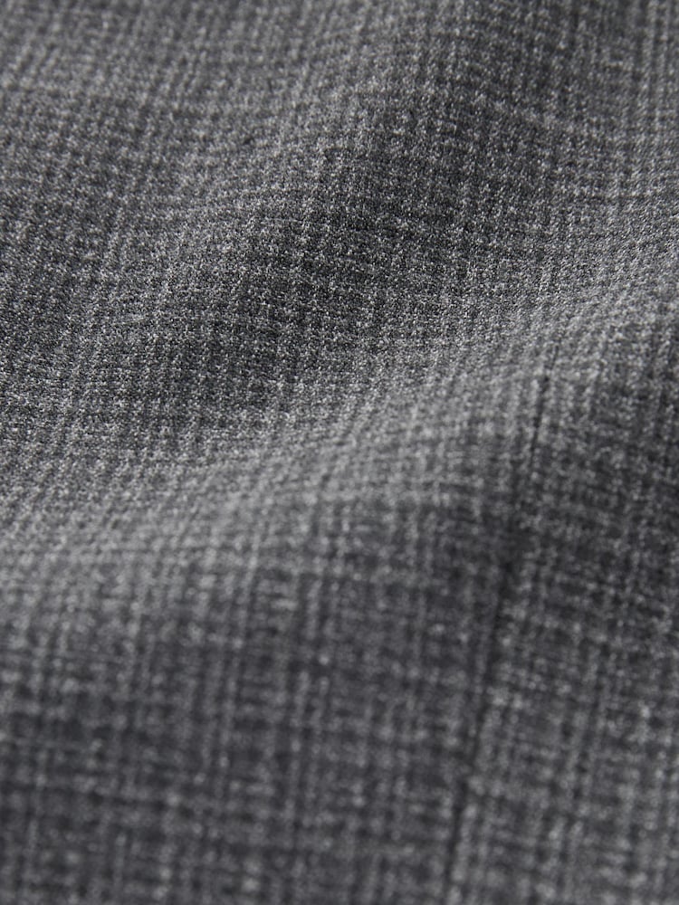 Grey Wool Blend Check Suit Waistcoat - Image 10 of 10 Grey Wool Blend Check Suit Waistcoat - Image 10 of 10