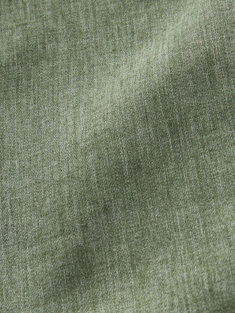Green Tailored Fit Linen Blend Suit Jacket - Image 11 of 11