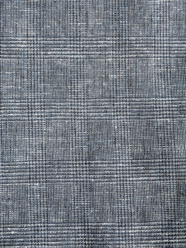 Blue Slim Fit Linen Blend Suit Jacket - Image 13 of 13