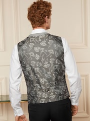 Grey Puppytooth Morning Suit Waistcoat - Image 2 of 10