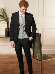 Grey Puppytooth Morning Suit Waistcoat - Image 3 of 10