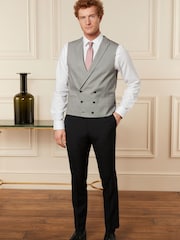 Grey Puppytooth Morning Suit Waistcoat - Image 4 of 10