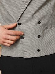 Grey Puppytooth Morning Suit Waistcoat - Image 7 of 10
