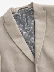 Neutral Slim Morning Suit Jacket - Image 10 of 14