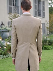 Neutral Slim Morning Suit Jacket - Image 3 of 14