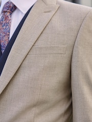 Neutral Slim Morning Suit Jacket - Image 5 of 14