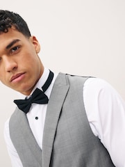 Light Grey Check Signature Italian Wool Morning Suit Waistcoat - Image 2 of 7