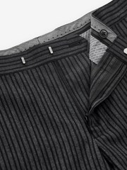 Grey Stripe Stripe Signature Empire Mills British Fabric Morning Suit Trousers - Image 10 of 14