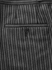 Grey Stripe Stripe Signature Empire Mills British Fabric Morning Suit Trousers - Image 13 of 14
