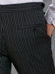 Grey Stripe Stripe Signature Empire Mills British Fabric Morning Suit Trousers - Image 6 of 14