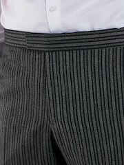 Grey Stripe Stripe Signature Empire Mills British Fabric Morning Suit Trousers - Image 7 of 14