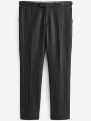 Grey Stripe Stripe Signature Empire Mills British Fabric Morning Suit Trousers - Image 8 of 14