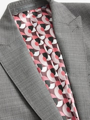Grey Signature British Fabric Textured Suit: Jacket - Image 7 of 10