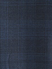 Bright Blue Tailored Signature Marzotto Italian Fabric Check Suit Waistcoat - Image 11 of 11
