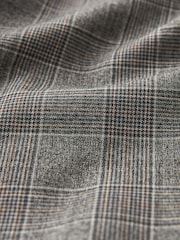 Light Grey Tailored Signature Empire Mills British Fabric Check Suit Trousers - Image 6 of 11