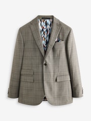 Neutral Signature British Fabric Check Suit: Jacket - Image 10 of 14