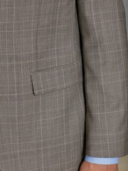 Neutral Signature British Fabric Check Suit: Jacket - Image 7 of 14