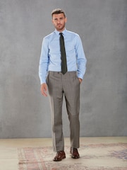 Neutral Signature British Fabric Check Regular Fit Suit Trousers - Image 2 of 11
