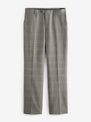 Neutral Signature British Fabric Check Regular Fit Suit Trousers - Image 7 of 11