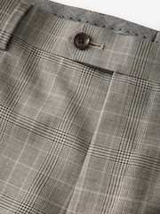 Neutral Signature British Fabric Check Regular Fit Suit Trousers - Image 8 of 11