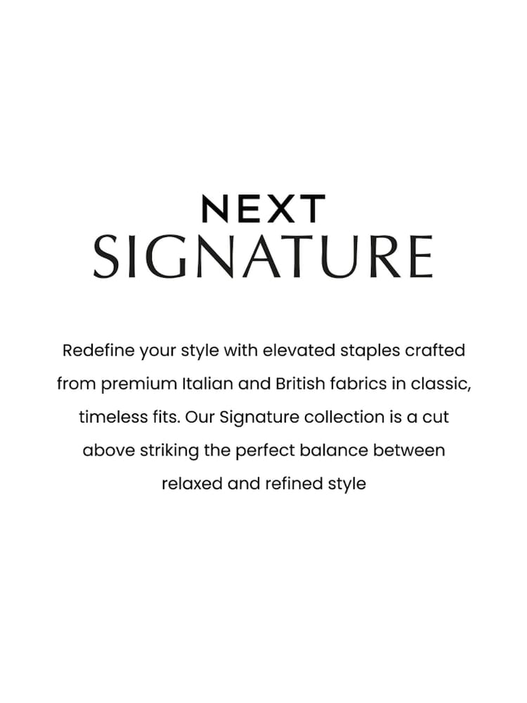 Charcoal Grey Slim Charcoal Grey Slim Signature Marzotto Italian Fabric Check Suit Jacket - Image 11 of 11