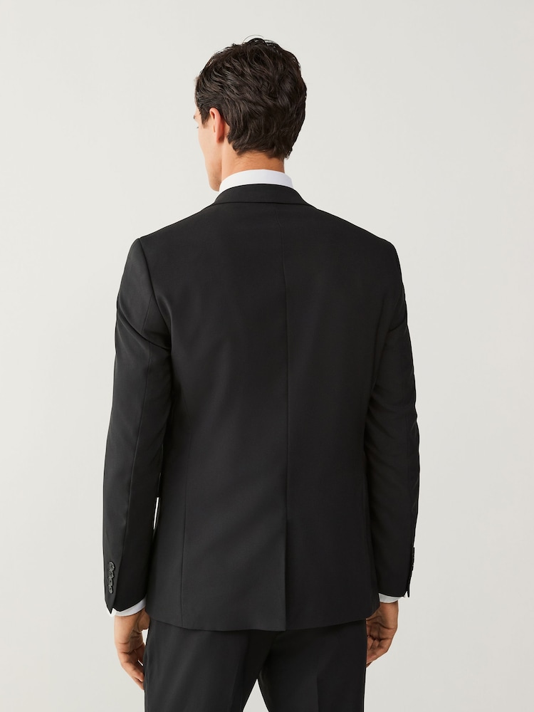 Noir - Slim Fit (Slim Fit) - Veste de costume Essential - Image 3 of 11