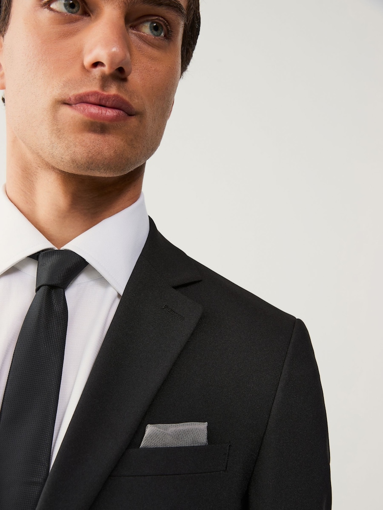 Noir - Slim Fit (Slim Fit) - Veste de costume Essential - Image 5 of 11