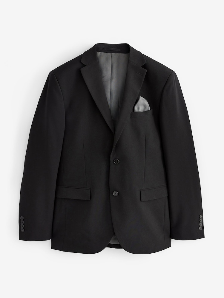 Noir - Slim Fit (Slim Fit) - Veste de costume Essential - Image 7 of 11