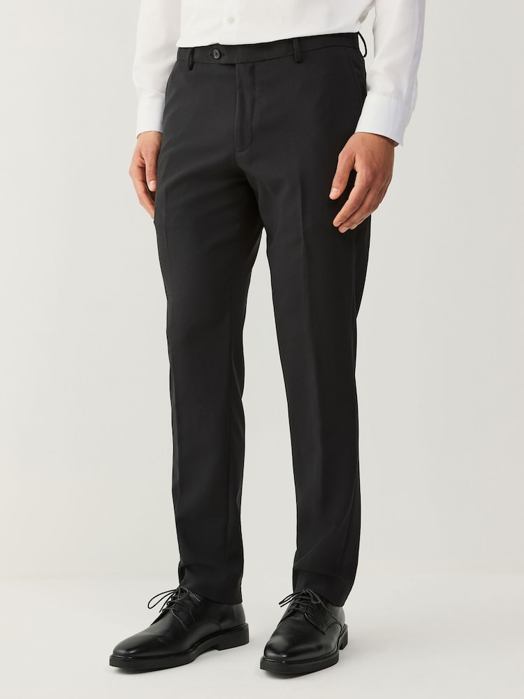 Noir - Slim Fit (Slim Fit) - Pantalons de costume indispensable - Image 1 of 9