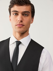 Noir - Coupe classique Essentiel Costume Gilet - Image 4 de 9