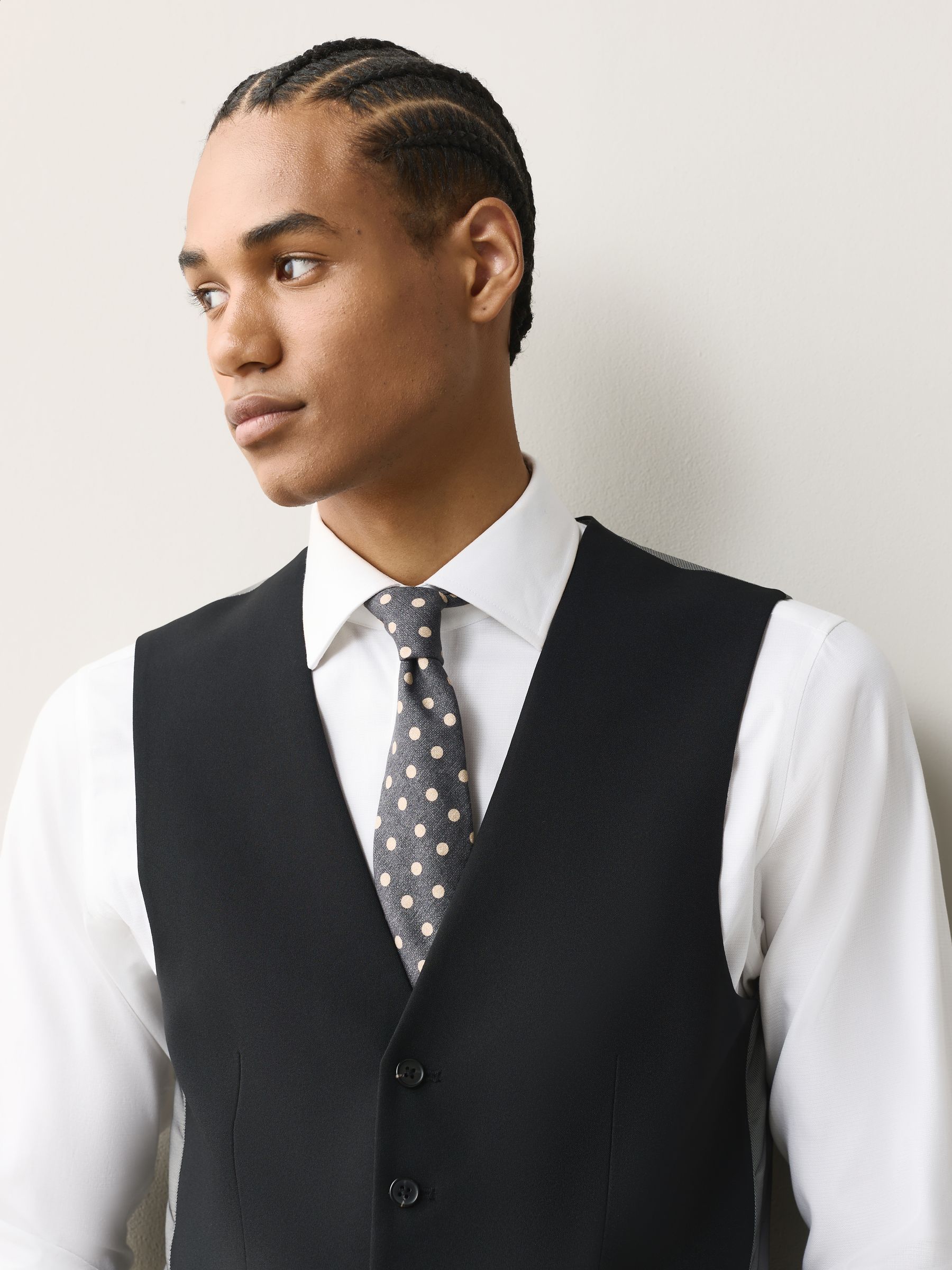 Mens Next Black Regular Fit Essential Suit Waistcoat 44 R Mens Next Black Regular Fit Essential Suit Waistcoat 44 R