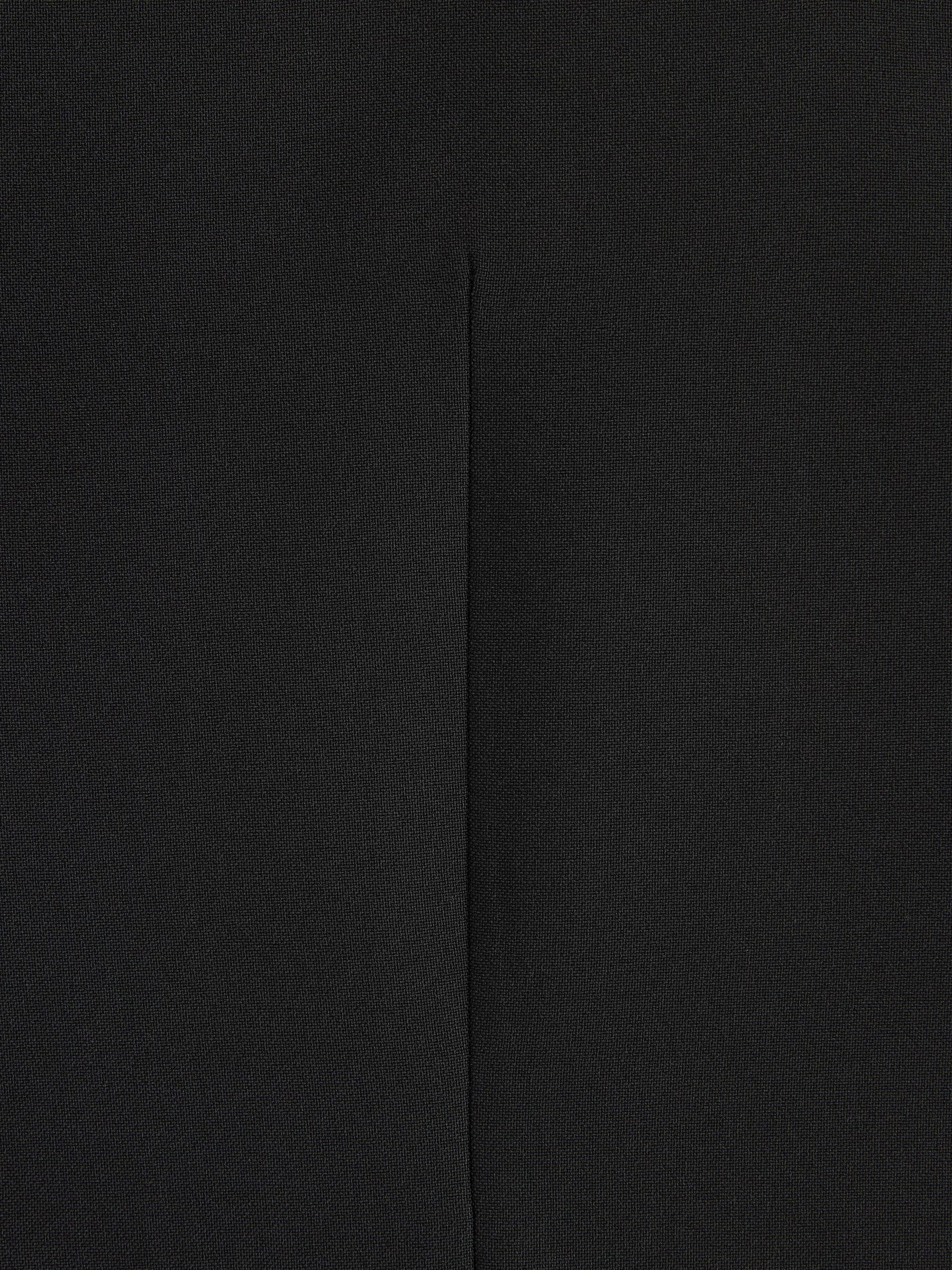 Black Regular Fit Essential Suit Waistcoat