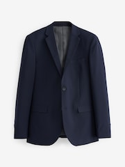 Navy Blue Slim Fit Essential Suit Jacket - Image 6 of 9
