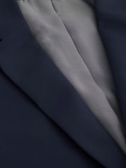 Navy Blue Slim Fit Essential Suit Jacket - Image 7 of 9