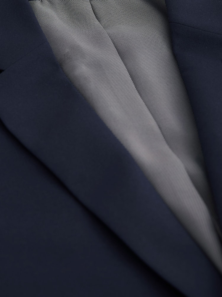 Bleu marine - Slim Fit (Slim Fit) - Veste de costume Essential - Image 7 of 9