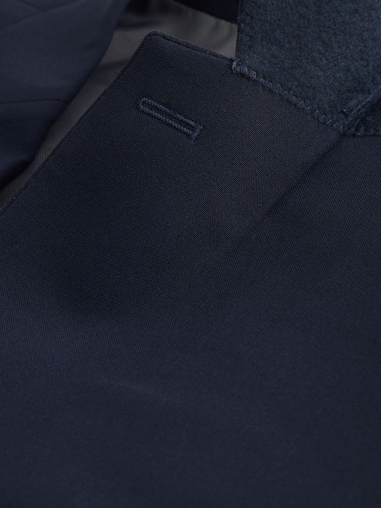 Bleu marine - Slim Fit (Slim Fit) - Veste de costume Essential - Image 8 of 9