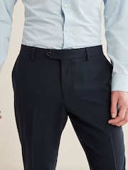 Bleu marine - Slim Fit (Slim Fit) - Pantalons de costume indispensable - Image 5 de 10