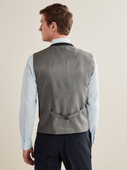 Marineblau/blau - Essential – Anzugweste in normaler Passform - Image 3 of 8