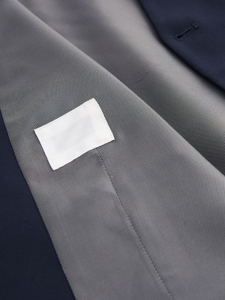 Navy Blue Regular Fit Essential Suit Waistcoat - Image 9 of 9