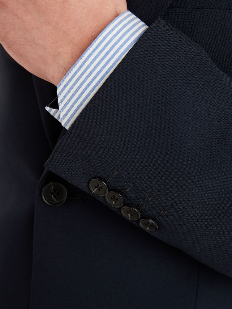 NavyBlue Regular Fit Essential Suit Jacket - Image 6 of 13