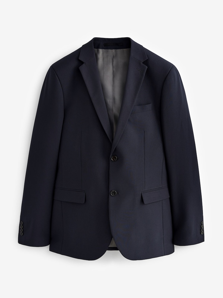 NavyBlue Regular Fit Essential Suit Jacket - Image 8 of 13