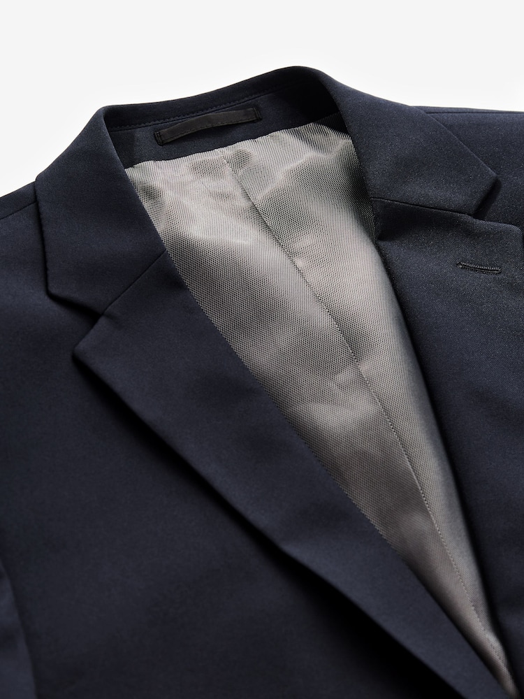 NavyBlue Regular Fit Essential Suit Jacket - Image 9 of 13