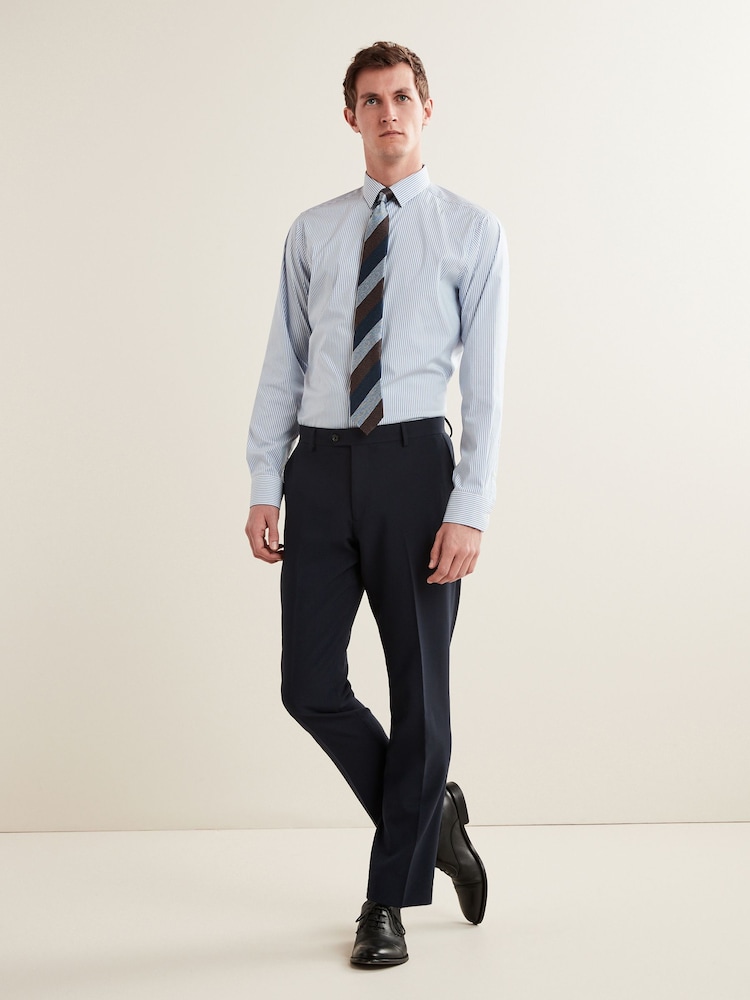 NavyBlue Regular Fit Essential Suit Trousers - Image 2 of 8