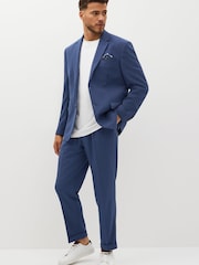 Bright Blue Relaxed Motion Flex Stretch Suit Jacket - Image 2 of 11