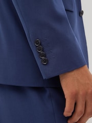 Bright Blue Relaxed Motion Flex Stretch Suit Jacket - Image 5 of 11