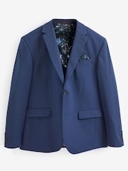 Bright Blue Relaxed Motion Flex Stretch Suit Jacket - Image 7 of 11